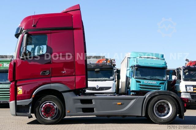 Standard tractor unit MERCEDES-BENZ Actros 1845 Blatt/Luft XL-Tank Kühlbox Euro 6
