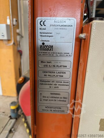 Strech film machine Nissen 2400