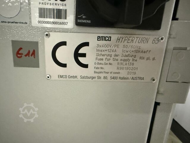 CNC-Dreh- und Fräszentrum EMCO HYPERTURN 65-1300 (SM2Y2)