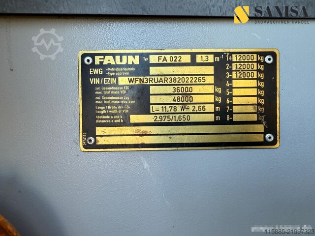 Truck mounted crane Faun Tadano ATF 60-3/Autokran/6x6x6/Klappspit