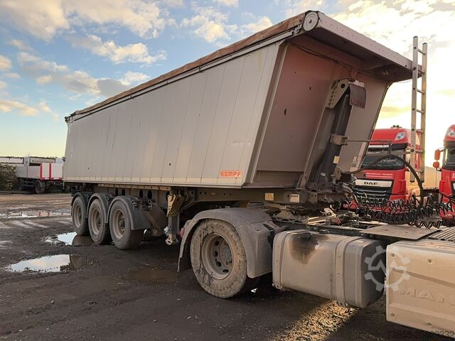 Kippauflieger Kempf 3-axle aluminium tipper semi-trailer
