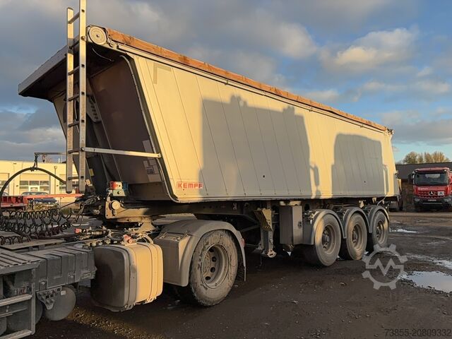 Kippauflieger Kempf 3-axle aluminium tipper semi-trailer