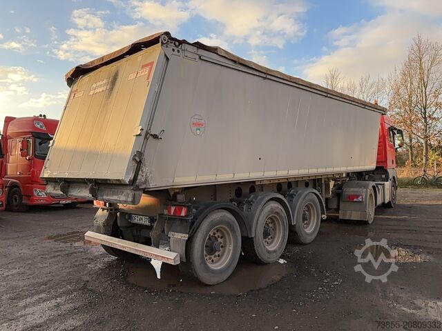 Kippauflieger Kempf 3-axle aluminium tipper semi-trailer