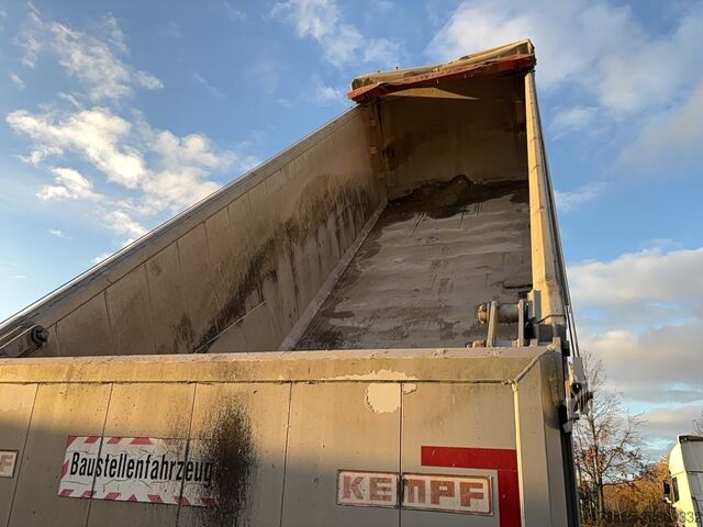 Kippauflieger Kempf 3-axle aluminium tipper semi-trailer