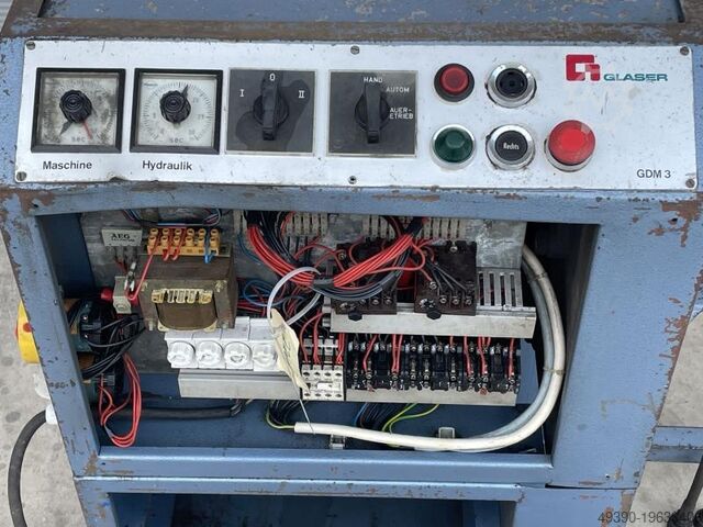 Automatischer Mehrzweck-Eisendreher, mit Aufsatz Ringbiegemaschine, Eisenverdrehmaschine, motorische GLASER GDM 3