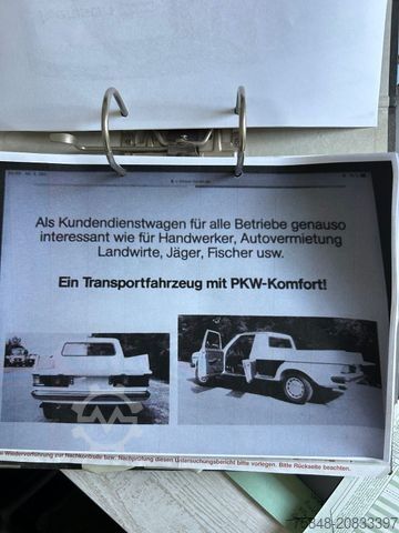 Pick-up MERCEDES-BENZ 300D deutsch/original/1.Hand/Unikat