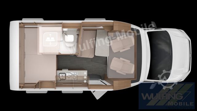 Teilintegriertes Wohnmobil KNAUS Tourer Van 500 MQ Vansation 2025 ACC  4-Schlafp.