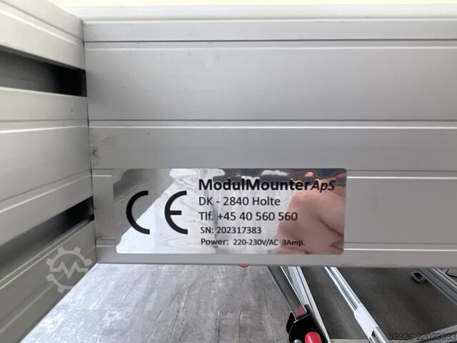 Flatbed laminator ModulMounter ApS Foldable flat bed laminator