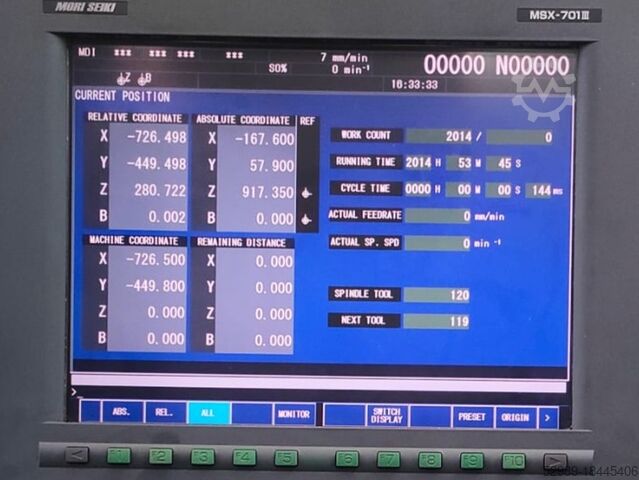 Bearbeitungszentrum MORI SEIKI NH 5000 DCG 40