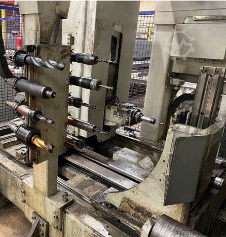 CNC Säge-Bohrlinie VERNET BEHRINGER HD-X 618 / HBP 410/723