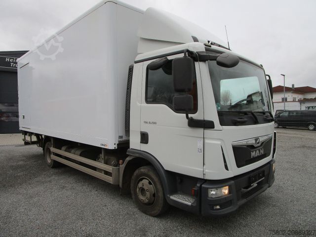Box van MAN TGL 8.190 EURO.6 *LBW 1,5to.+Seitentüre+1-Hand*