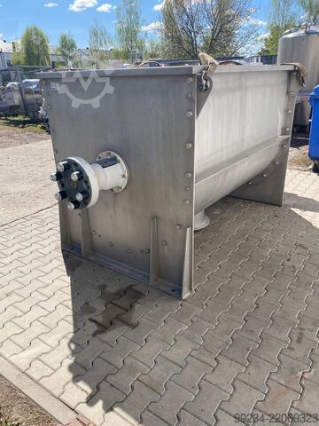 2400 Liter Edelstahl-Horizontalschneckenmischer WAM GROUP S.p.A. (Italien) Modell WNHO2400E/0DK WAMGROUP S.p.A. WNHO2400E/0DK