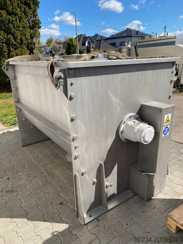 2400 Liter Edelstahl-Horizontalschneckenmischer WAM GROUP S.p.A. (Italien) Modell WNHO2400E/0DK WAMGROUP S.p.A. WNHO2400E/0DK