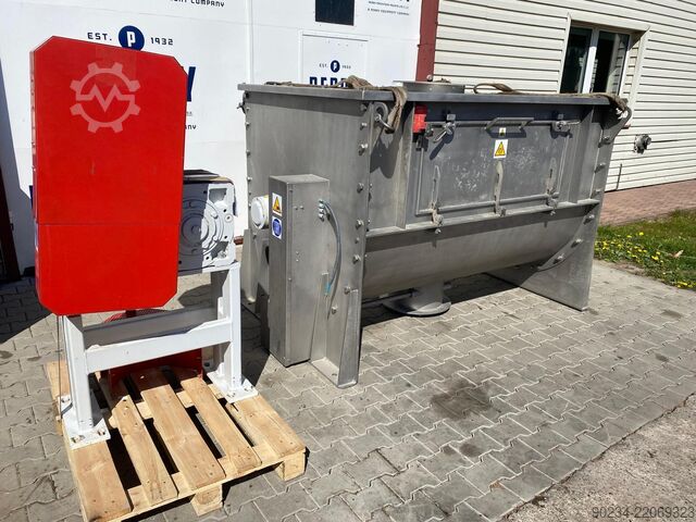 2400 Liter Edelstahl-Horizontalschneckenmischer WAM GROUP S.p.A. (Italien) Modell WNHO2400E/0DK WAMGROUP S.p.A. WNHO2400E/0DK