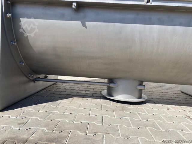 2400 Liter Edelstahl-Horizontalschneckenmischer WAM GROUP S.p.A. (Italien) Modell WNHO2400E/0DK WAMGROUP S.p.A. WNHO2400E/0DK