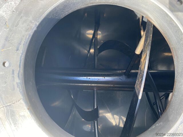 2400 Liter Edelstahl-Horizontalschneckenmischer WAM GROUP S.p.A. (Italien) Modell WNHO2400E/0DK WAMGROUP S.p.A. WNHO2400E/0DK