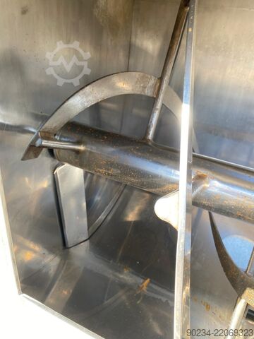 2400 Liter Edelstahl-Horizontalschneckenmischer WAM GROUP S.p.A. (Italien) Modell WNHO2400E/0DK WAMGROUP S.p.A. WNHO2400E/0DK