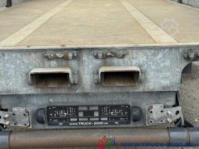 Open trailer with tarp  RUFA Liftachse + Stapleraufnahme +Schiebeplane