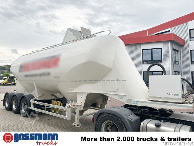 Silo semitrailer Spitzer SF 2739/2P Siloauflieger ca. 39m³, 2x Liftachse