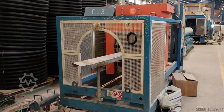 Complete pipe extrusion line Unicor UC 500/40 iV