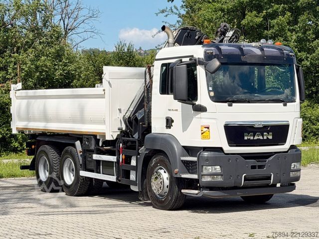 Truck mounted crane MAN TGS 26.400 * HIAB 144 E-3 HIDUO + FUNK * 6x4