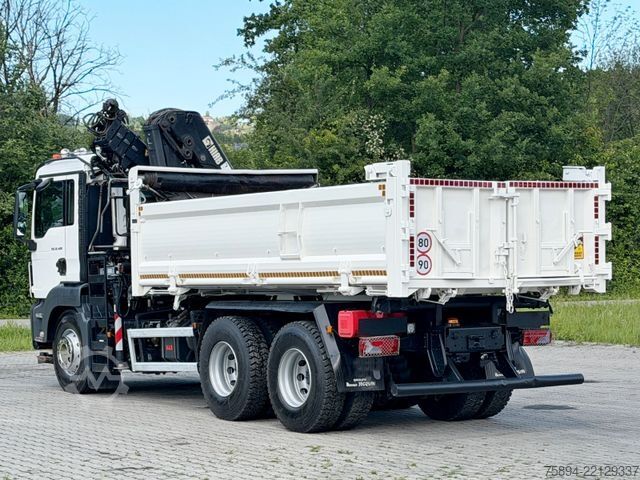 Truck mounted crane MAN TGS 26.400 * HIAB 144 E-3 HIDUO + FUNK * 6x4