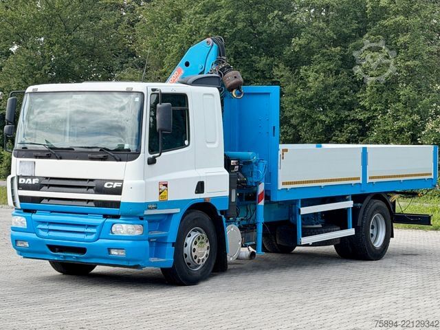 Truck mounted crane DAF CF 75.310 * Pritsche 5,75 m * PK 12000/FUNK