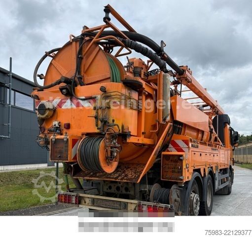 Vacuum tank truck MERCEDES-BENZ Actros 2544 L 6x2 Müller Canalmaster