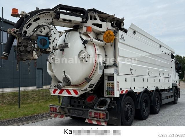 Vacuum tank truck MERCEDES-BENZ Actros 3246 8x2 Assmann Wasserrückgewinner