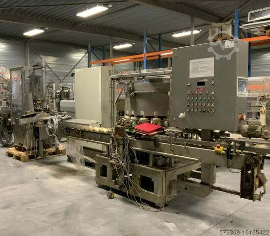 Abfülltechnik Glass jar filling and closing line