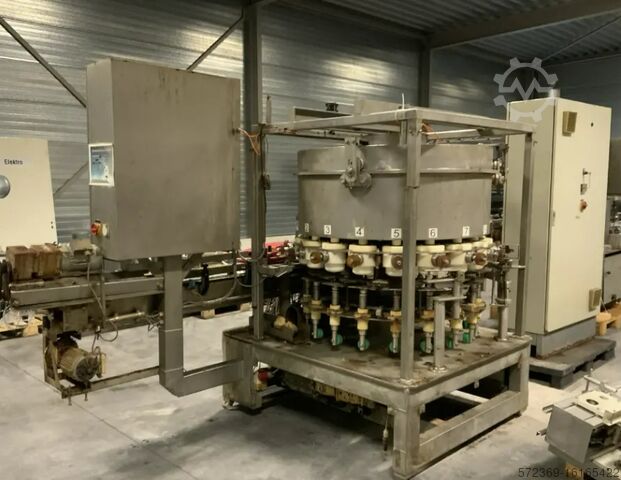 Abfülltechnik Glass jar filling and closing line