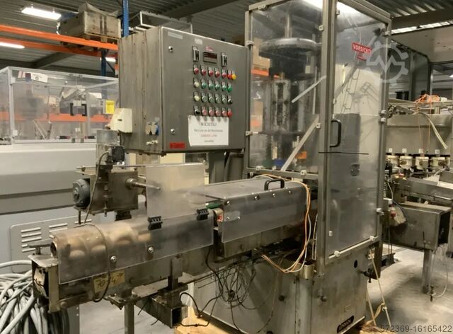 Abfülltechnik Glass jar filling and closing line