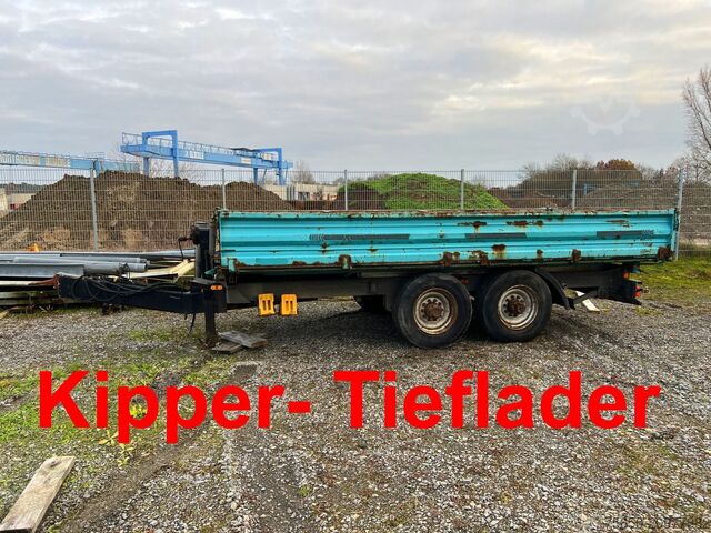 Tipper trailer  TK14  14 t Tandemkipper- Tieflader