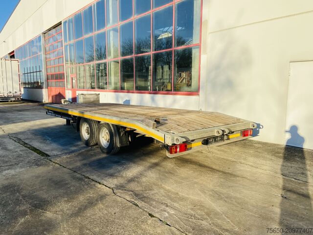 Low loader trailer Möslein TTS 11 Schwebheim  Tandemtieflader
