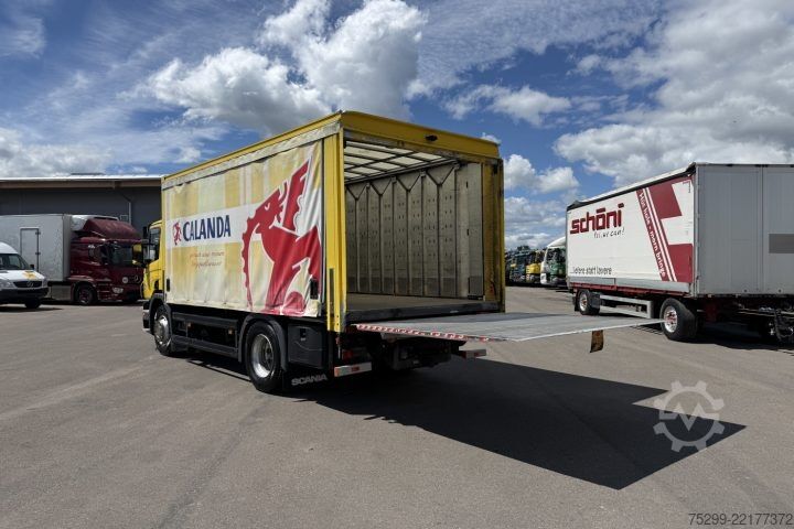 Flatbed truck with tarp Scania P230 LB 4x2 Plane/HB / Swiss-Vehicle