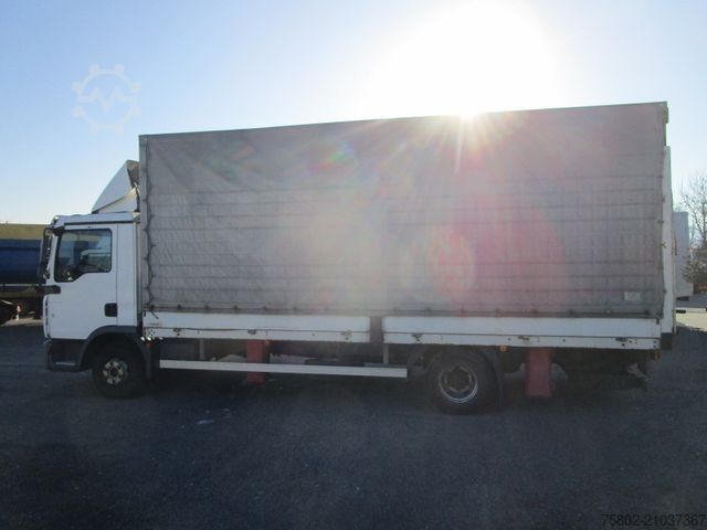 LKW mit Pritsche & Plane MAN TGL 12.210L **LBW+2xAHK+Lift+6,10m+3-Sitze*