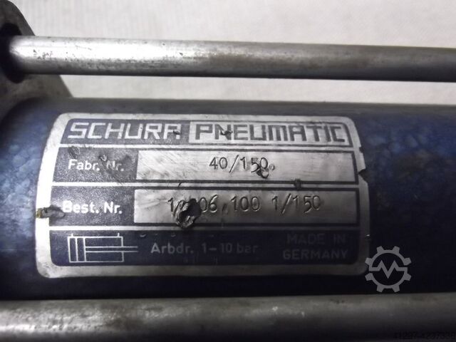 Pneumatic cylinders Schura Pneumatik 40/150