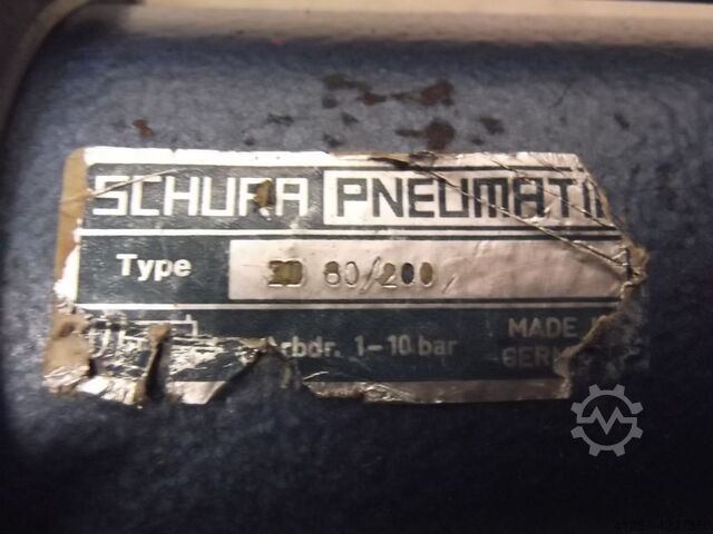 Pneumatic cylinders Schura Pneumatik ZD 80/200