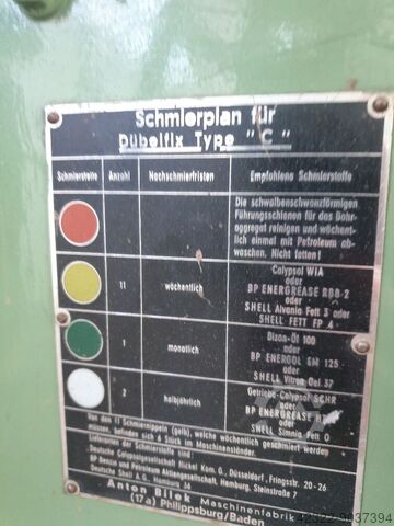 Multi-spindle drilling machine Bilek Duebelfix