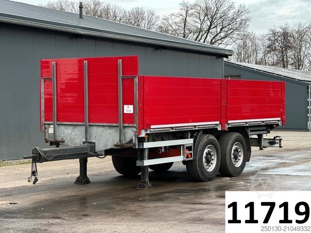 Anhänger mit offener Pritsche  2.Achs-Tandem AH Pritsche  Bordwänden  & Rungen