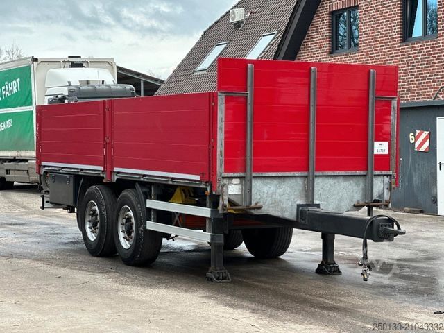 Anhänger mit offener Pritsche  2.Achs-Tandem AH Pritsche  Bordwänden  & Rungen