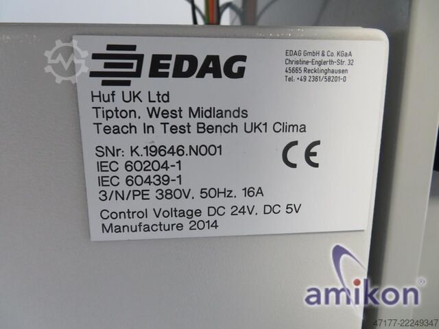 Endurance test bench EDAG Huf 