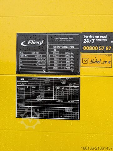 Auflieger mit Pritsche & Plane FLIEGL SDS 390 RoadRunner // SONDERAKTION