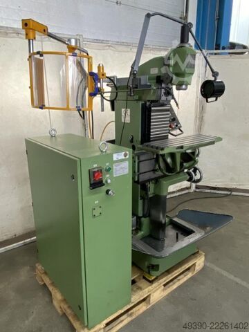 Universal milling machine with active digital display TNC 123, universal milling machine, drilling a DECKEL FP 1 - TNC-Aktiv