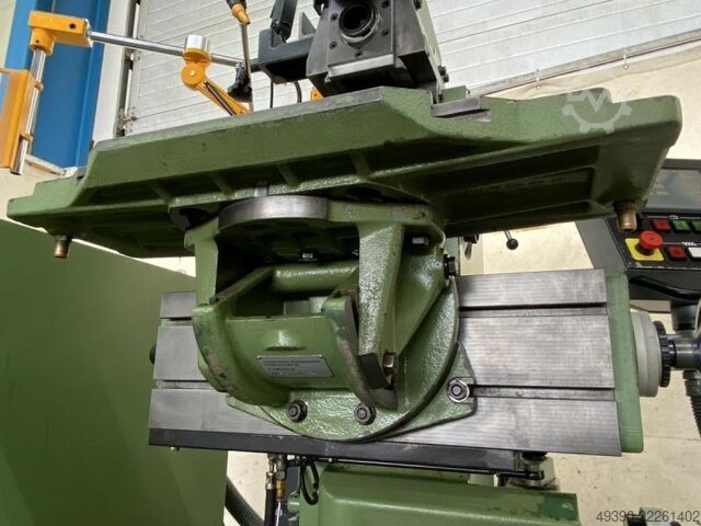 Universal milling machine with active digital display TNC 123, universal milling machine, drilling a DECKEL FP 1 - TNC-Aktiv