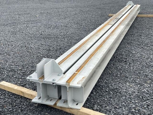 Crane runway rails - HE-B 300 steel beams from an 11-meter-long hall, double-T beam, Peiner.  