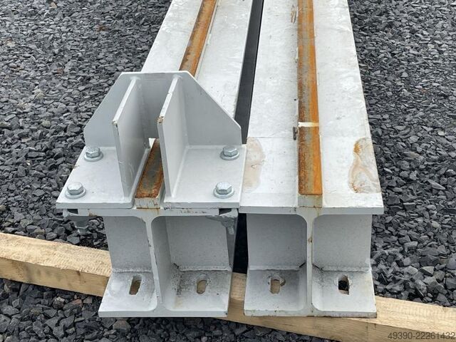 Crane runway rails - HE-B 300 steel beams from an 11-meter-long hall, double-T beam, Peiner.  
