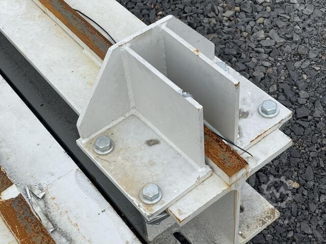 Crane runway rails - HE-B 300 steel beams from an 11-meter-long hall, double-T beam, Peiner.  