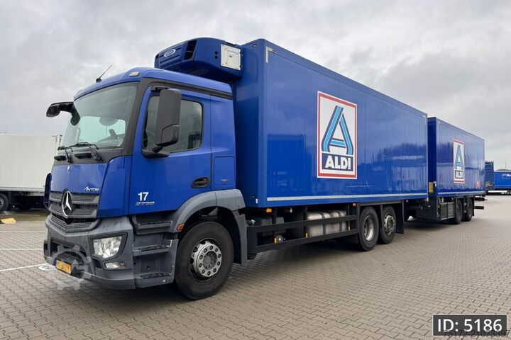 Kühl-/Tiefkühltransport Mercedes-Benz Antos 2736 Day Cab, Euro 6, + Schmitz / Durchla...