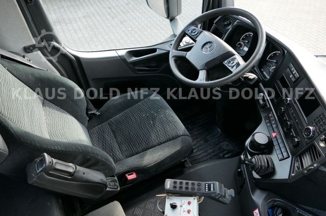 Roll-off tipper truck MERCEDES-BENZ Arocs 3248 Abrollkipper HIAB 8x4 Retarder Euro 6